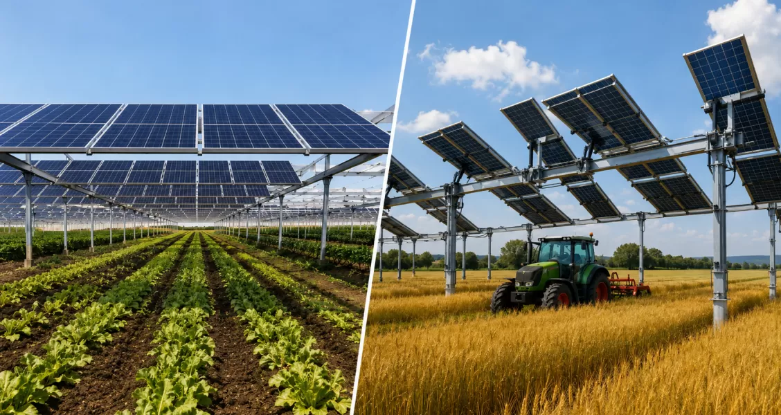 Agrivoltaico &ldquo;tradizionale&rdquo; e &ldquo;avanzato&rdquo;: differenze tecniche e impatto sulle attivit&agrave; agricole | Asteco
