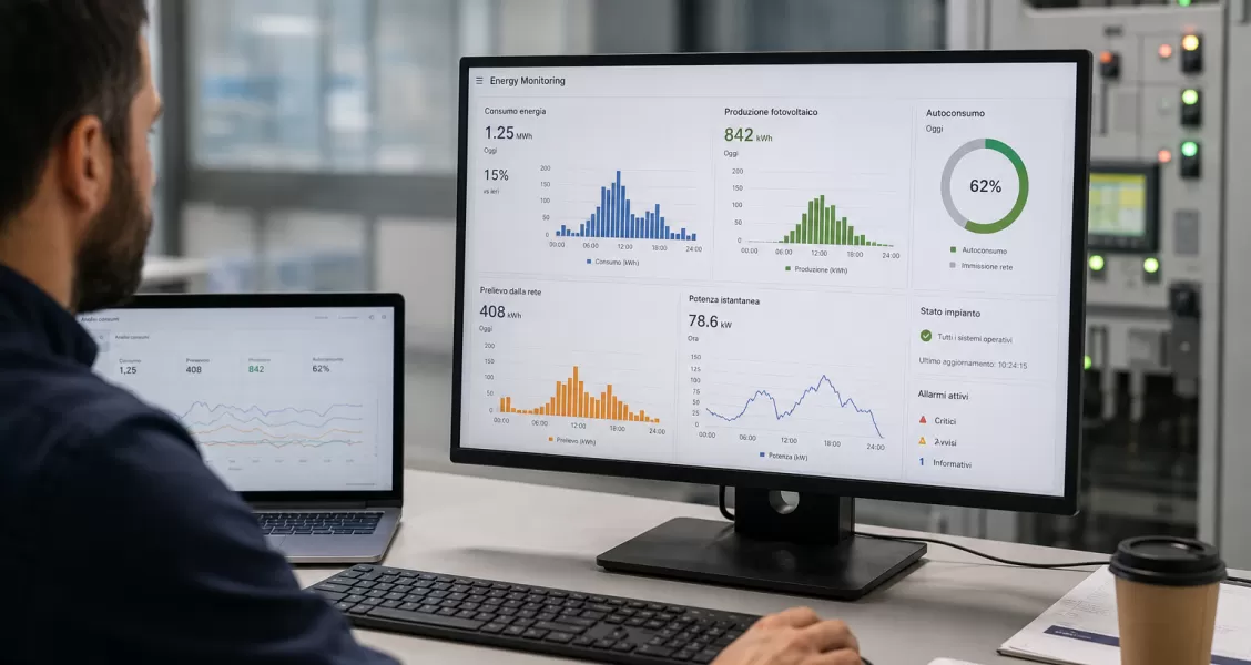 Monitoraggio e controllo dell'energia: come ridurre sprechi e guasti con sistemi di gestione | Asteco