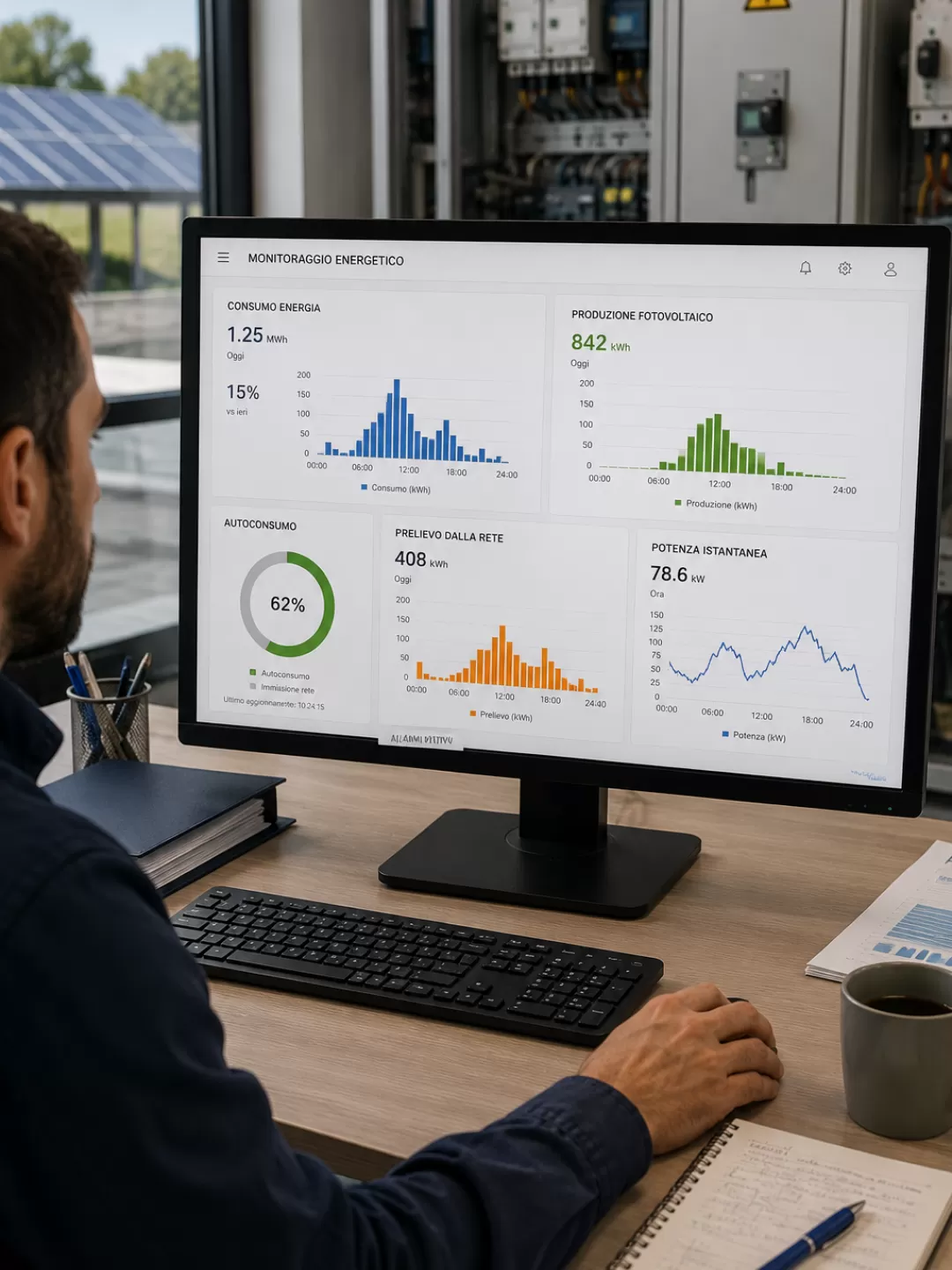 Monitoraggio e controllo dell'energia: come ridurre sprechi e guasti con sistemi di gestione | Asteco